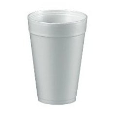Dart - Foam Cup, White, 24 oz, 6.9&quot; Height, 1000 count (24J16)