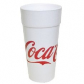 Dart - Foam Cup, Coca Cola Stock Print, 24 oz
