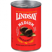 Lindsay - Pitted Olives, Medium Black, 24/303 oz