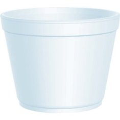 Dart - Food Container, Foam White, 4&quot; Height, 24 oz