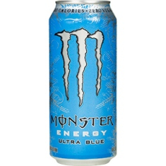 Monster Energy Drink, Blue, 24/16 oz