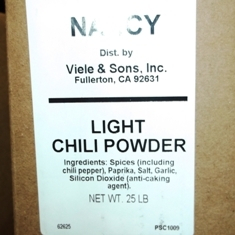 Nancy Brand - Chili Powder, Light, 25 Lb