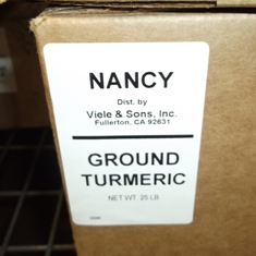 Nancy Brand - Turmeric, Ground, 25 Lb