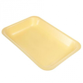 Meat Tray, 25S Yellow Foam, 8.5x14.75x1