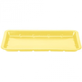 Genpak - Meat Tray, Yellow, #25S Supermarket, 8x14.75x1.06