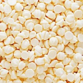 Guittard Chocolate - White Chocolate Chips, 25 Lb