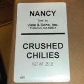 Nancy Brand - Chiles, Whole Crushed, 25 Lb