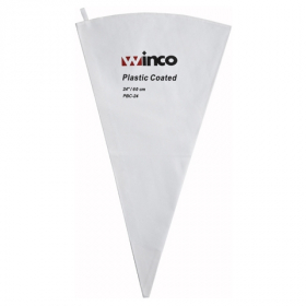 Winco - Piping/Pastry Bags, 24&quot; Cotton with Plastic Coating, Reusable