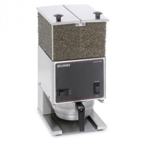 Bunn-O-Matic - Double Hopper Coffee Grinder, 6 Lb Low Profile, 120V