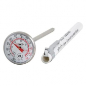 Winco - Pocket Thermometer, 0-550 degrees F, 1&quot; Dial and 5&quot; Probe Length
