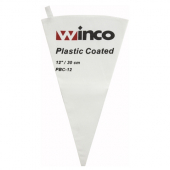 Winco - Piping/Pastry Bags, 12&quot; Cotton with Plastic Coating, Reusable
