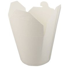 SmartServ Food/Take Out Container, 26 oz White Paper