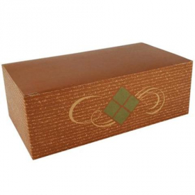 Southern Champion Tray - Lunch Barn Style Carry Out Box, 9x5x3 Clay Coated Kraft Paperboard Hearthst
