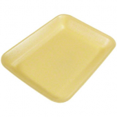 Meat Tray, 2 Yellow Foam, 8.5x6.5x1