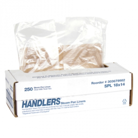 Handgards - Panhandler Steam Pan Liner, 1/4 Size High Density 18x14, 250 count