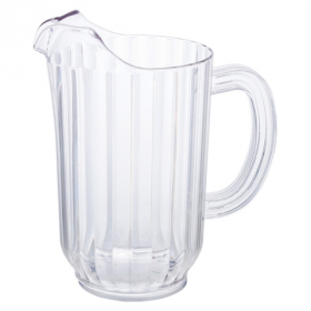Winco - Water Pitcher, 48 oz Clear PC Plastic