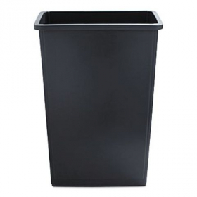 Garbage/Trash Can, Slim Jim Container, Gray 23 Gallon