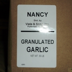 Nancy Brand - Garlic, Granulated, 30 Lb