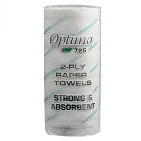 Allied West - Optima Kitchen Roll Paper Towel, 2-Ply 9x11 White