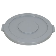 Trash (Garbage) Can Lid, Gray Plastic, Fits 20 Gallon