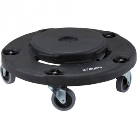 Winco - Trash Can Dolly, 18&quot; Round Black
