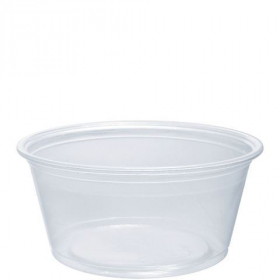 Dart - Conex Complements Portion Cup, 3.25 oz Clear PP Plastic, 2500 count