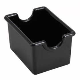 Winco - Sugar Packet Holder/Caddy, Black Plastic