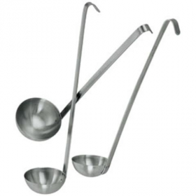 Ladle, 6 oz Stainless Steel, 2-Piece