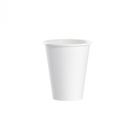Solo - Cup, 8 oz White Single Sided Poly Paper Hot Cup, 1000 count