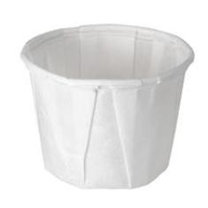Solo - Cup, .5 oz White Paper Souffle Portion Cup