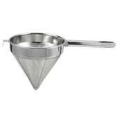 Winco - China Cap Strainer, 10&quot; Stainless Steel, Fine Mesh