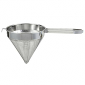 Winco - China Cap Strainer, 10&quot; Stainless Steel, Coarse Mesh