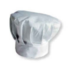 Chef Hat, 13&quot; Tall White Poly/Cotton Blend