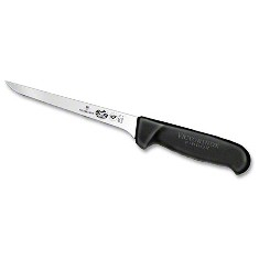 Victorinox Swiss Army - Boning Knife, 6&quot; Straight Edge, Black Handle