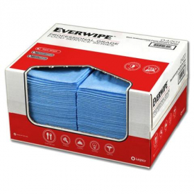 Everwipe - Towel, Heavy Duty Antimicrobial Blue, 21.5x12.5