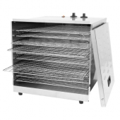Omcan - Food Dehydrator with 10 Racks, 20.5x23x20 Stainless Steel