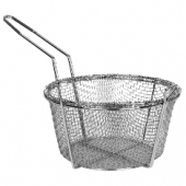 Fry Basket, 11.5&quot; Large Round Nickel