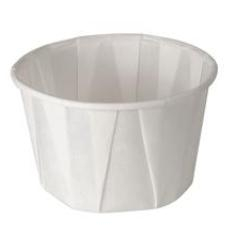 Solo - Cup, 2 oz White Paper Souffle Portion Cup
