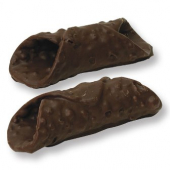 Bellino - Cannoli Shells, Large Chocolate Covered