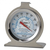 Winco - Refrigerator/Freezer Thermometer, -20 to -70 degrees F, 2&quot; Dial with Hanging Hook and Standi