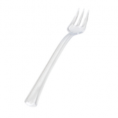 Fineline Settings - Tiny Temptations Tiny Tines Fork, 4&quot; Clear Plastic, 960 count