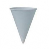 Cup, 4.5 oz White Paper Cone/Water