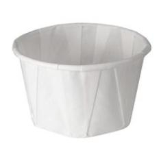 Solo - Cup, 3.25 oz White Paper Souffle Portion Cup