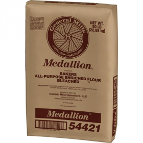 General Mills - Medallion All Purpose Bakers (Bread and Pizza) Flour, 50 Lb