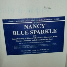 Nancy Brand - Dish Soap, &quot;Blue Sparkle&quot; Powder, 50 Lb