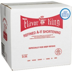 Flavor King Shortening, Red (Refined A-V), For Deep Frying