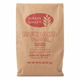 Grain Craft - Mondako Flour, Bleached, 50 Lb