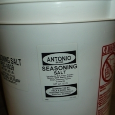 Antonio Brand - Seasoned Salt, 50 Lb