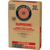 General Mills - Gold Medal Supreme Flour, High Gluten Enriched Bleached, 50 Lb