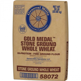 General Mills - Gold Medal Stone Ground Whole Wheat Flour, 50 Lb